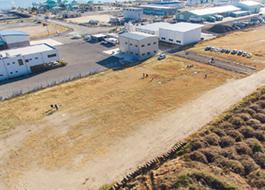 写真:屋外実技練習場