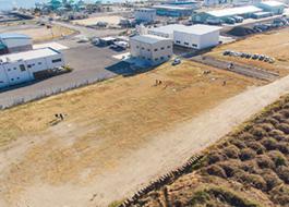 写真：屋外実技練習場