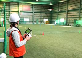 写真:屋内実技練習場